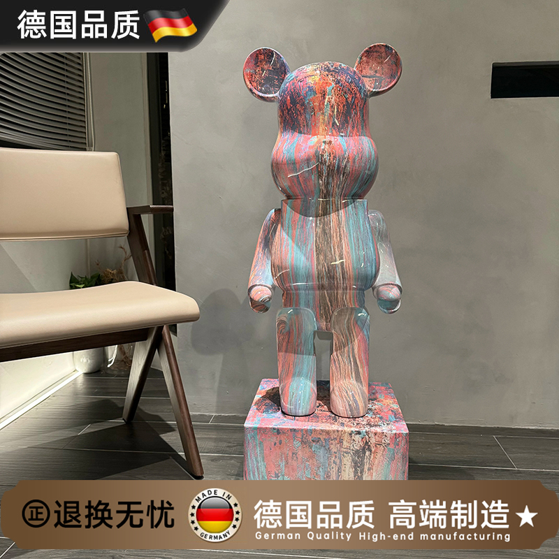 德国网红客厅暴力熊摆件潮流卡通存钱罐轻奢家居电视柜大号装饰品