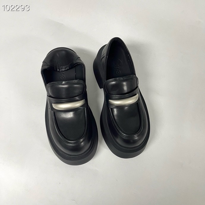 SY-3厚底乐福鞋小牛皮面内里脚垫羊皮乳胶鞋垫