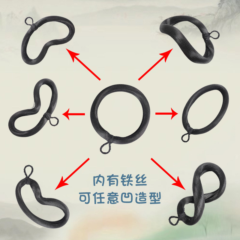 汉服假发棒可随意凹弧度飞天发棒复原唐风高寰危髻造型仙女发髻图片