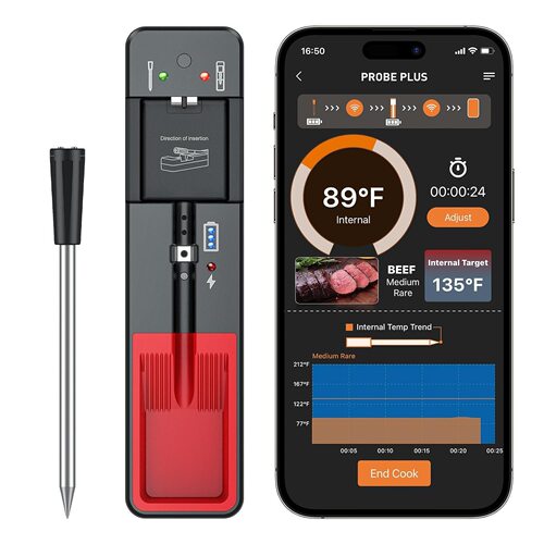 亚马逊智能无线蓝牙烤肉温度计Smart Wireless Meat Thermometer