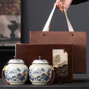 2026新款高档木盒茶叶包装盒空礼盒半斤装红茶绿茶礼盒空盒高级感