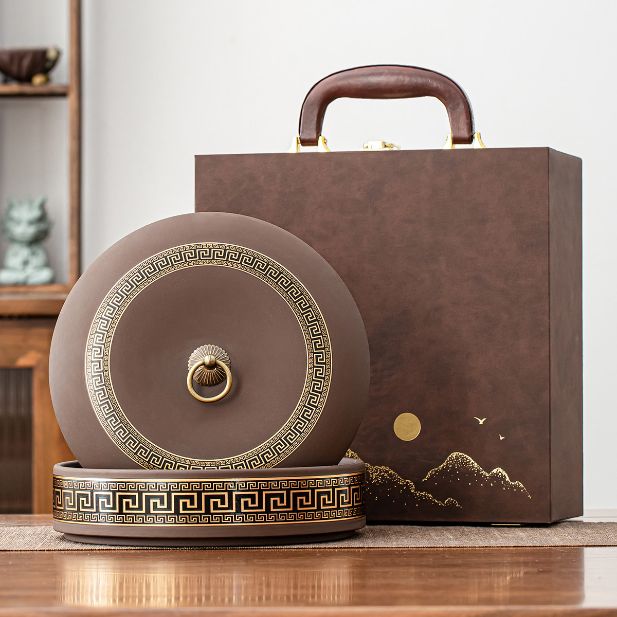 均能手造高档普洱茶收纳盒