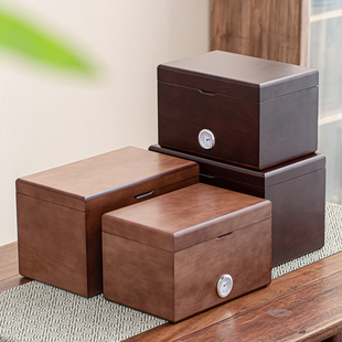 高档散茶包装盒半斤木盒茶叶礼盒装空礼品盒通用陈皮白茶白毫银针