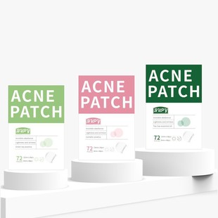 72粒水膠體痘痘貼日用acne patch亞馬遜熱銷隱形祛痘粉刺廠家