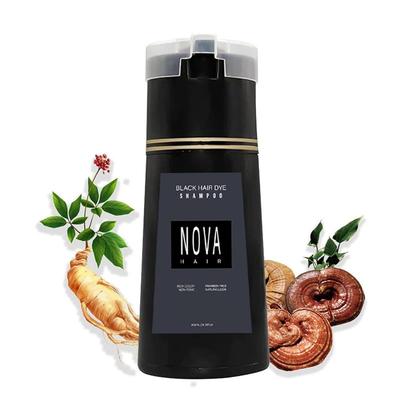现货跨境爆款Nova Hair Dye Shampoo固色剂温和不刺激发膏