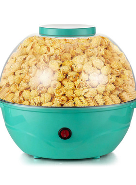 全自动爆米花机 电动电热爆谷机可加油加糖爆玉米机Popcorn Maker
