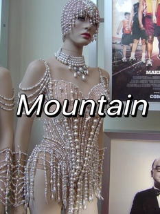 酒吧嘉宾歌手礼服高定重工珍珠手缝夜店ds派对gogo演出服