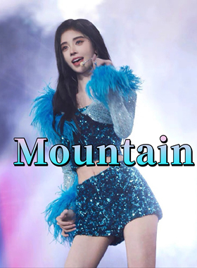 鞠婧祎同款演出服新款绿色亮片舞蹈打歌服成人爵士舞团体表演服装