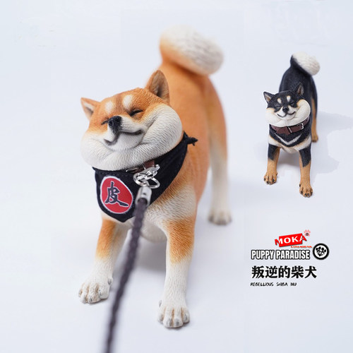 JXK柴犬模型搞笑摆件手办