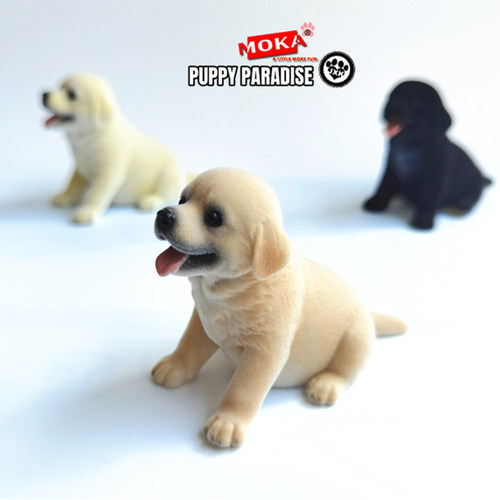 JXK植绒金毛犬模型家居车载
