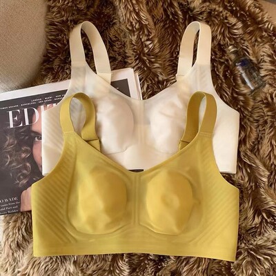 厂家直销跨境电商东南亚越南泰国女士无痕背心舒适聚拢侧收文胸罩