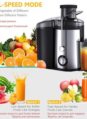 silver crest Juicer原汁机离心榨汁机大口径果汁机汁渣分离跨境