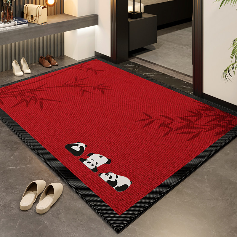 新款入户门地垫喜庆门垫红色高级中式入门地毯可裁剪门口脚垫垫子,居家布艺,入户地垫,淘宝优惠券,粉丝福利购,淘宝优惠卷