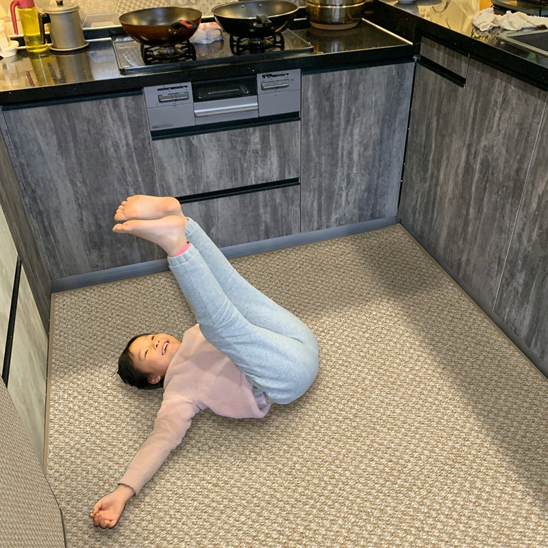 厨房地垫防油防滑防脏吸水垫子防脏脚垫家用整铺日式简约纯色免洗,居家布艺,厨房地垫,淘宝优惠券,粉丝福利购,淘宝优惠卷