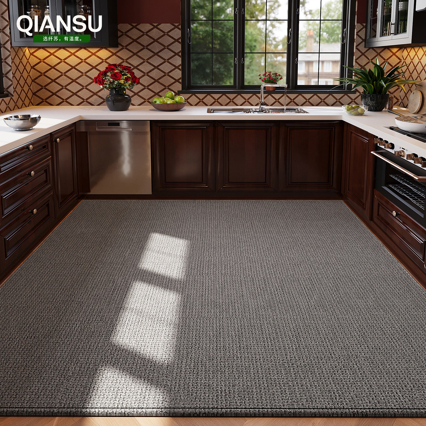 厨房地垫新款免洗可擦专用防油防水防滑地毯家用脚垫吸水定制耐脏,居家布艺,厨房地垫,淘宝优惠券,粉丝福利购,淘宝优惠卷