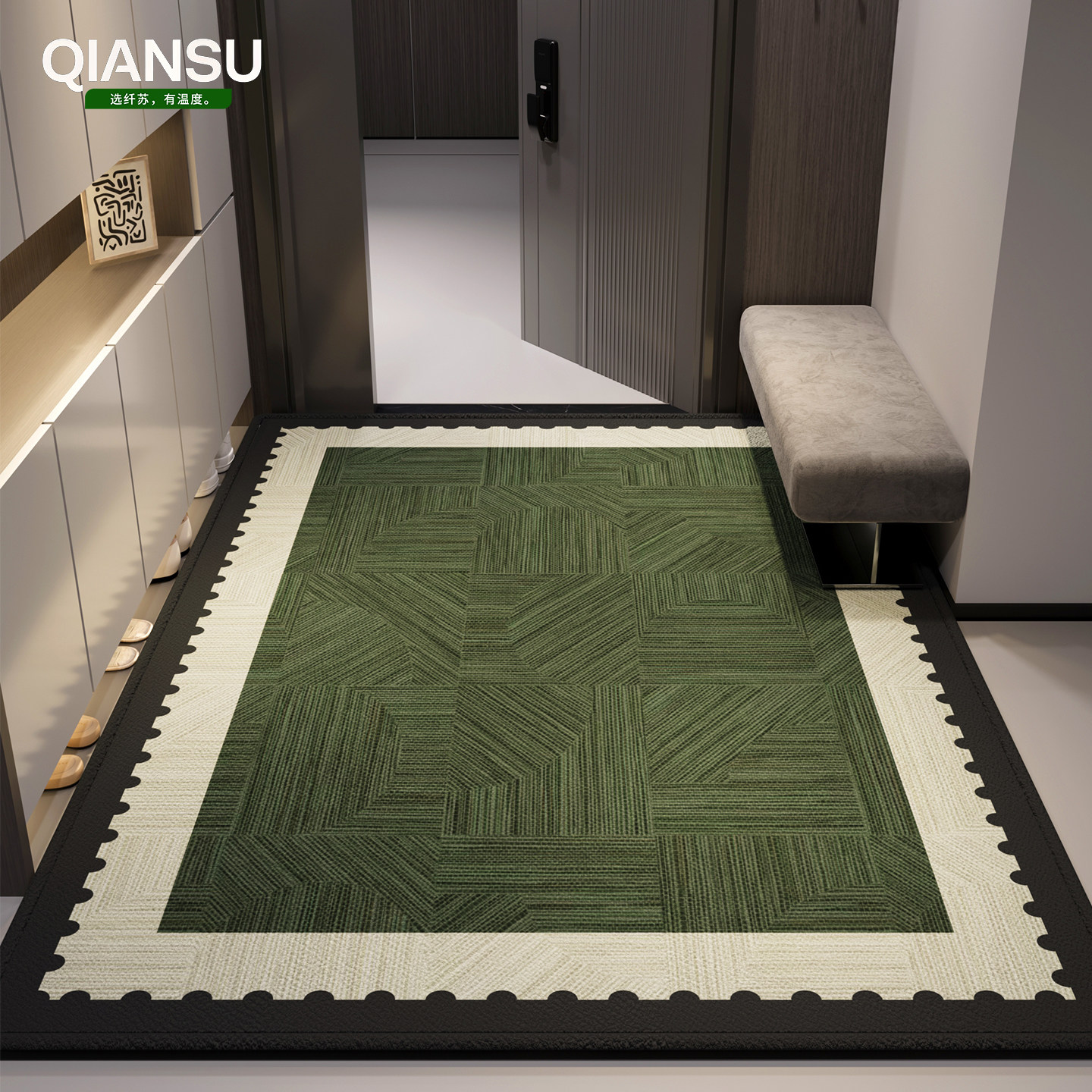 入户门地垫2026新款高级门垫门口地毯家用防滑脚垫免洗可擦可裁剪,居家布艺,入户地垫,淘宝优惠券,粉丝福利购,淘宝优惠卷