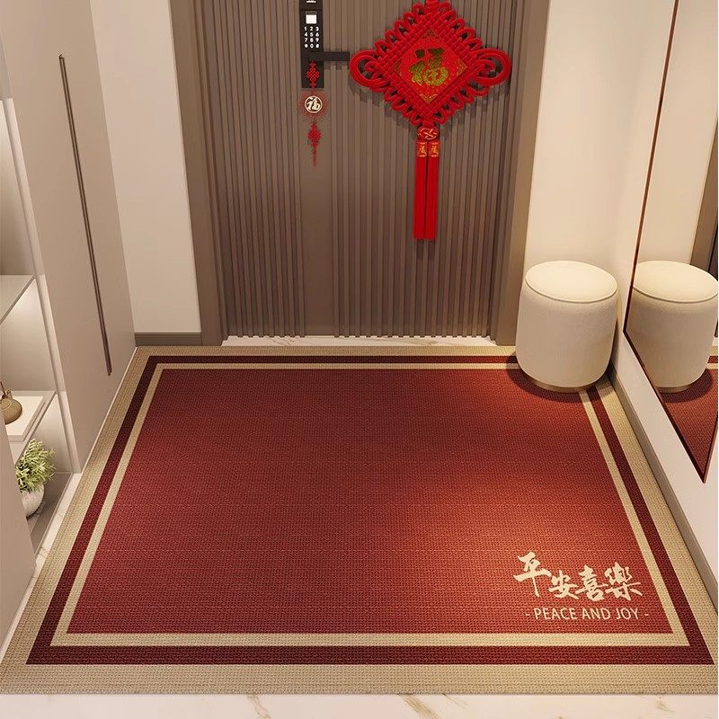 新款入户门地垫门口地毯高级家用脚垫进门红色新居门垫喜庆垫子厚,居家布艺,入户地垫,淘宝优惠券,粉丝福利购,淘宝优惠卷