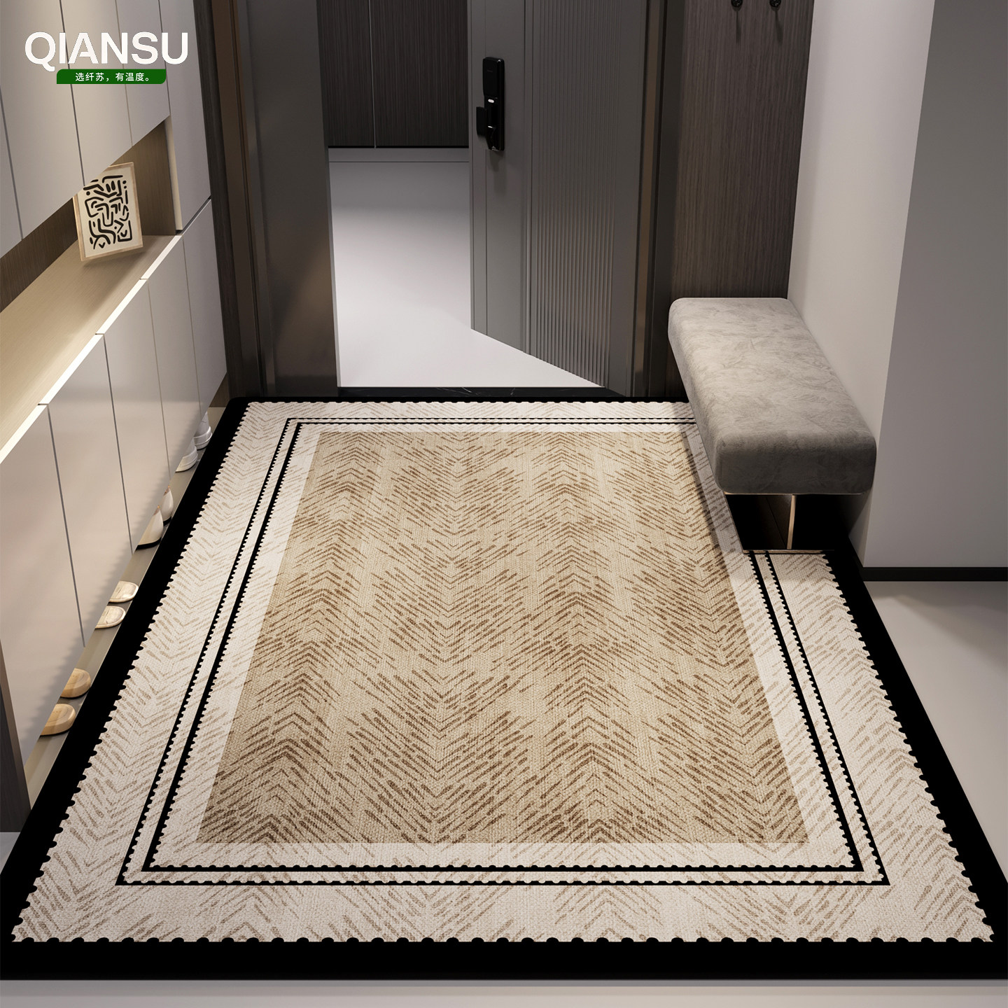 入户门地垫新款2026门垫高级门口地毯免洗可裁剪防滑室内客厅脚垫,居家布艺,入户地垫,淘宝优惠券,粉丝福利购,淘宝优惠卷