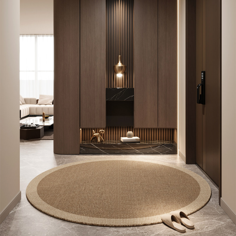 圆形入户门地垫门口地毯门垫客厅进门垫子新款家用防滑高级脚垫,居家布艺,入户地垫,淘宝优惠券,粉丝福利购,淘宝优惠卷