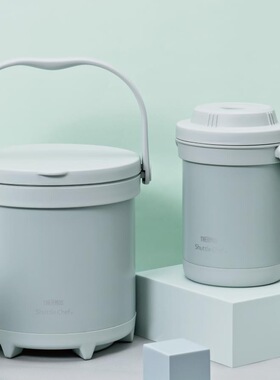 膳魔师不锈钢保温桶料理锅6L大容量汤锅RPC-6000焖烧锅节能锅提锅