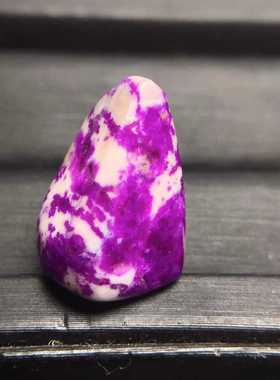 天然南非舒俱来老料随型切割吊坠戒面油润细腻无优化紫色保真