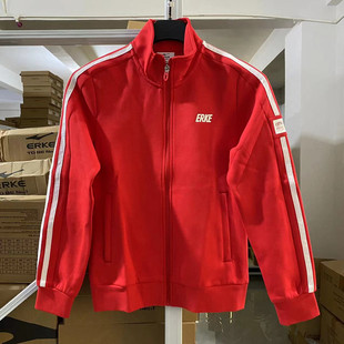 立领休闲运动服外套12219314349 修身 鸿星尔克女开衫 卫衣2020秋装