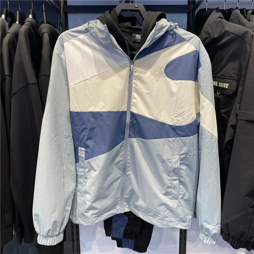 风衣erke/鸿星尔克跑步连帽男