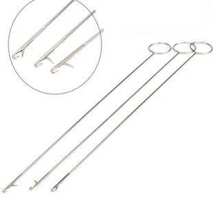 翻带器不锈钢牵绳器长反耳钩针穿带针翻里器DIY穿绳器工具 新款