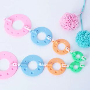 新妈咪手作 DIY手工工具 绒毛球器编织器中粗 毛线制球器 绒球器