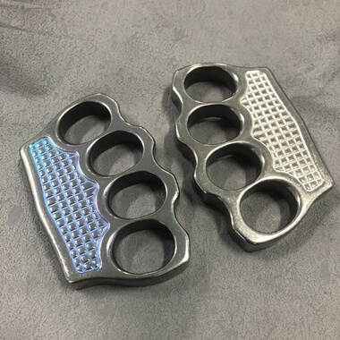 无极钛合金tc21数控大四指全掌一体钛合金指虎指扣户外防身EDC