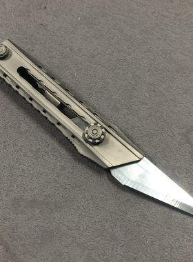 无极钛合金tc21数控cnc精密美工刀安装ckb2刀片重型壁纸刀带背夹