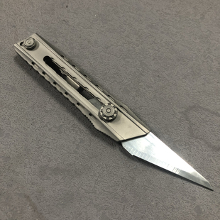 无极钛合金tc21数控cnc精密美工刀安装ckb2刀片重型壁纸刀带背夹