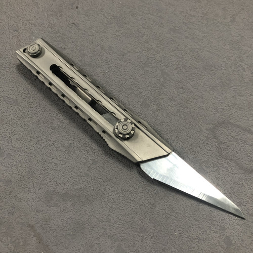 无极钛合金tc21数控cnc精密美工刀安装ckb2刀片重型壁纸刀带背夹