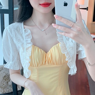 钩花蕾丝小披蕾丝小披肩
