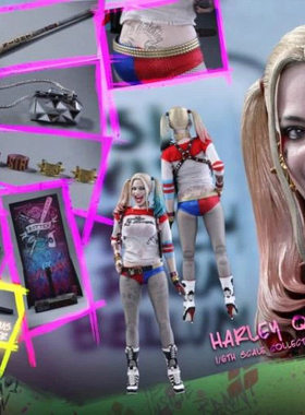 [现货]HT MMS383 HOTTOYS 1/6 X特遣小丑女1.0自杀小队 哈莉奎茵