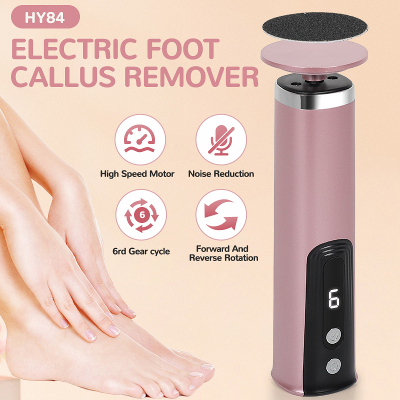 Electric Foot Callus Remover, 2 frosted head replaceable