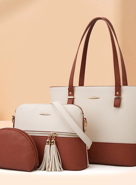 Women Tote Handbags Large Hobo Bag Purse With Wallet 3PCS