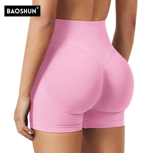 Women Yoga Shorts  Workout Curve Lifting Tights Biker Shorts