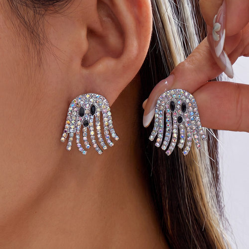 Women Halloween Ghost Earrings, Fun Halloween Accessories