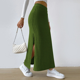 Long Skirts for Women Fall Stretchy Maxi Skirt for Work