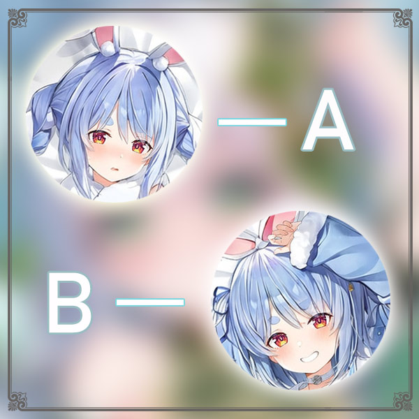 虛擬Youtuber 兔田佩拉二次元长条游戏动漫宅男等身靠枕抱枕2WAY