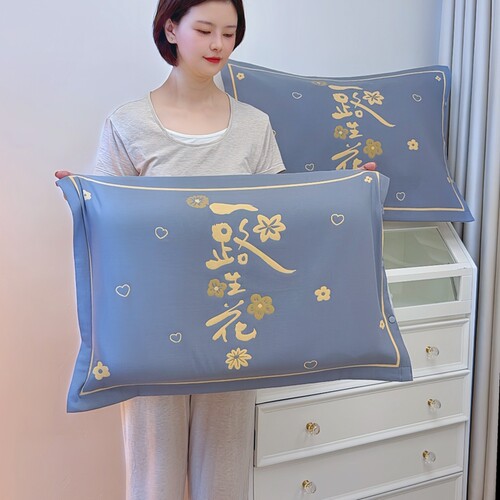枕套纯棉中号纯棉乳胶枕芯内胆套