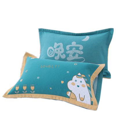 纯棉六层纱布枕套一只装40x60cm