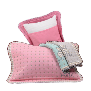 适合30x50儿童乳胶枕用的枕套纯棉纱布厚35x55中童学生婴童枕头套