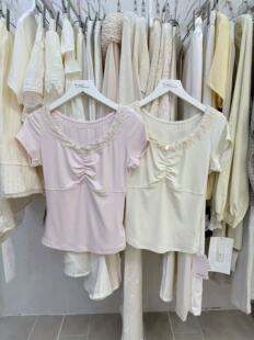 气质百搭显瘦长袖 甜美风2026秋季 时尚 韩版 恤女设计感小众上衣 新款