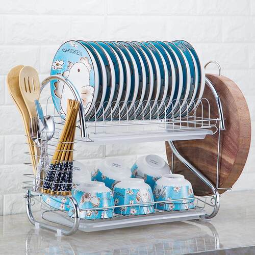 dowl rack cabinet cutlery dish drain rack plate dry
