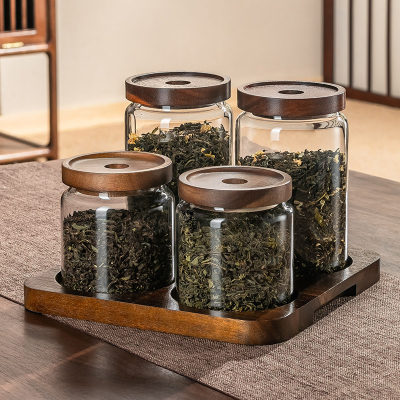 食品级玻璃小号茶叶罐民宿茶室花茶密封罐家用储存便携收纳瓶套装,厨房/烹饪用具,密封罐,淘宝优惠券,粉丝福利购,淘宝优惠卷