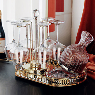 葡萄酒杯欧式 奢华高档大号勃艮第红酒杯醒酒器套装 水晶高脚杯酒具