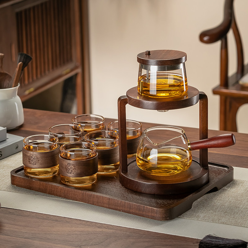 高端按压懒人自动泡茶神器创意茶具套装家用功夫茶壶办公室泡茶器,餐饮具,功夫茶具,淘宝优惠券,粉丝福利购,淘宝优惠卷