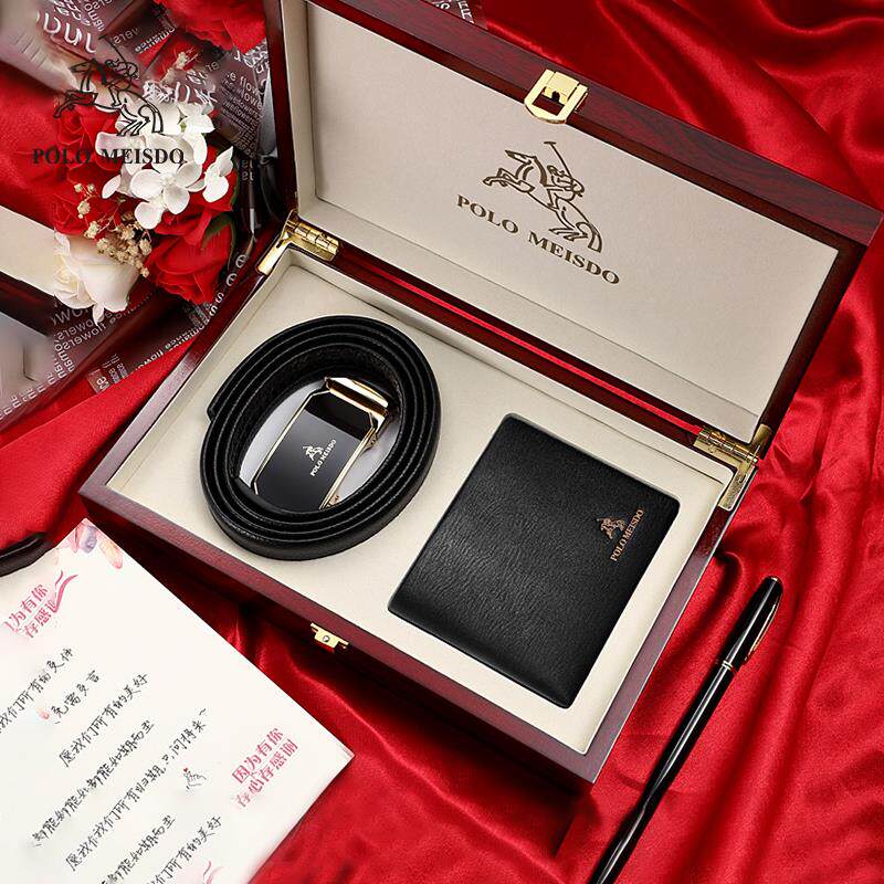 英国官方正品保罗钱包男士真皮钱夹皮带礼盒套装生日礼物送男友